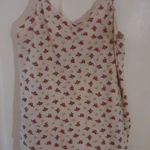 Rose tank top